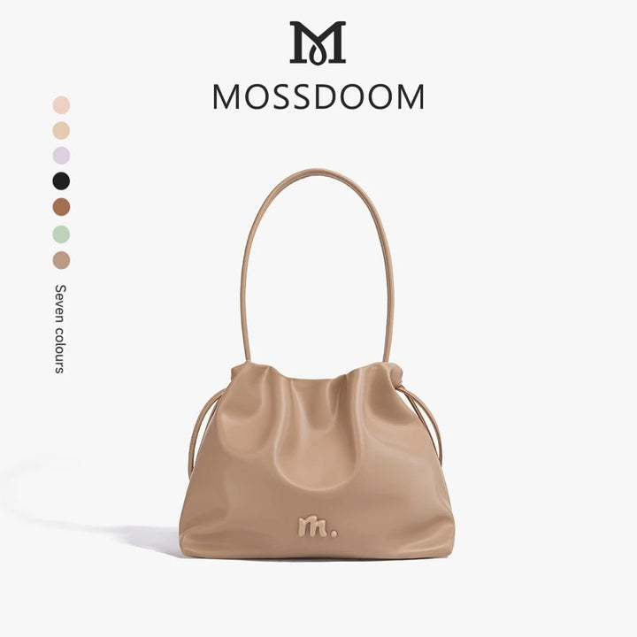 MOSSDOOM Danica Bag- High-Capacity Soft Cloud-shaped Drawstring Shoulder Bag for Women