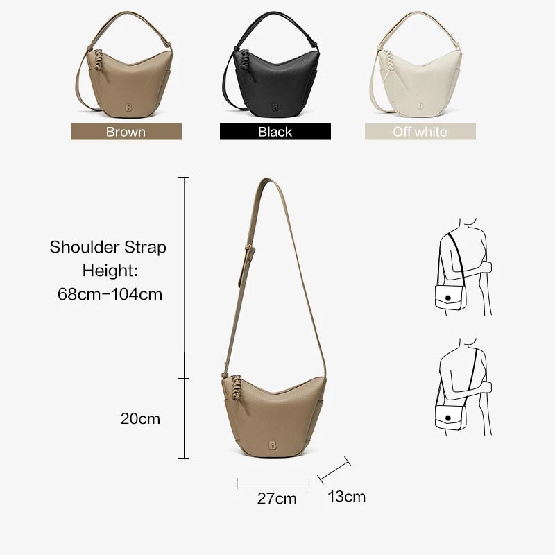 Bostanten Women's Lychee Bag, Personalized Women's Shoulder Bag