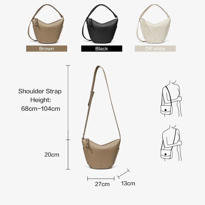 Bostanten Women's Lychee Bag, Personalized Women's Shoulder Bag