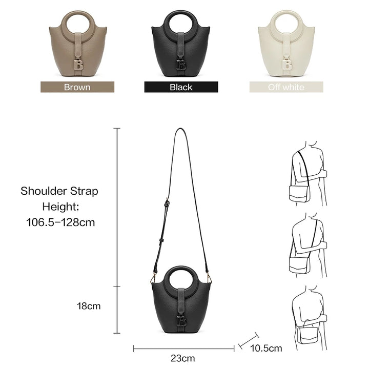 Bostanten Fashion Shoulder Bag and Bucket Bag Style