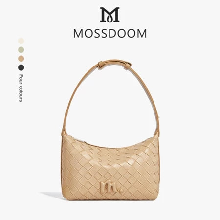 MOSSDOOM Celestia Bag Exquisite Elegant -Woven Texture Underarm Shoulder Bag