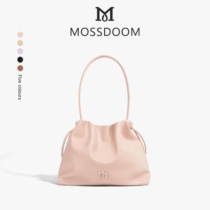 MOSSDOOM Danica Bag- High-Capacity Soft Cloud-shaped Drawstring Shoulder Bag for Women