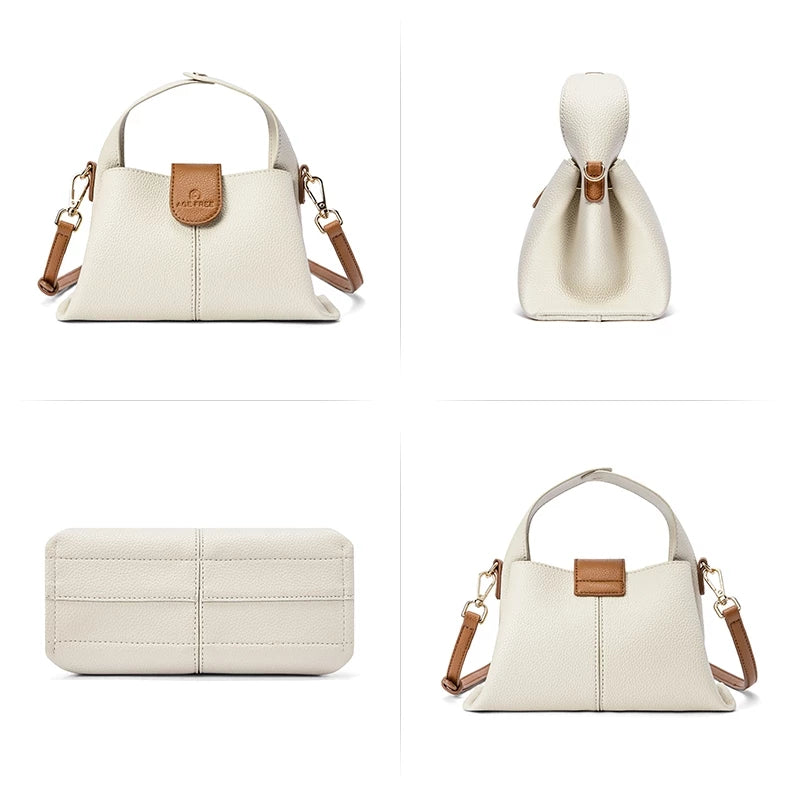 AGE FREE Unique Simple Cute Handbag Casual and All-match Bag for Girls Dumpling Bag