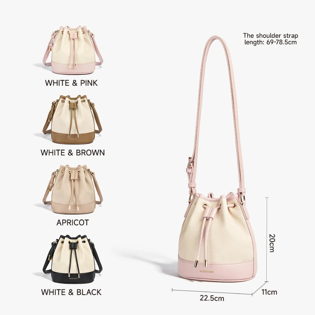 MOSSDOOM Alicia Tote Bag – Cute and Trendy Women's Shoulder Bag / Crossbody Bag