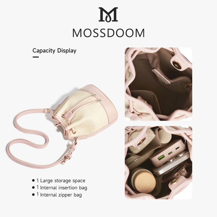 MOSSDOOM Alicia Tote Bag – Cute and Trendy Women's Shoulder Bag / Crossbody Bag