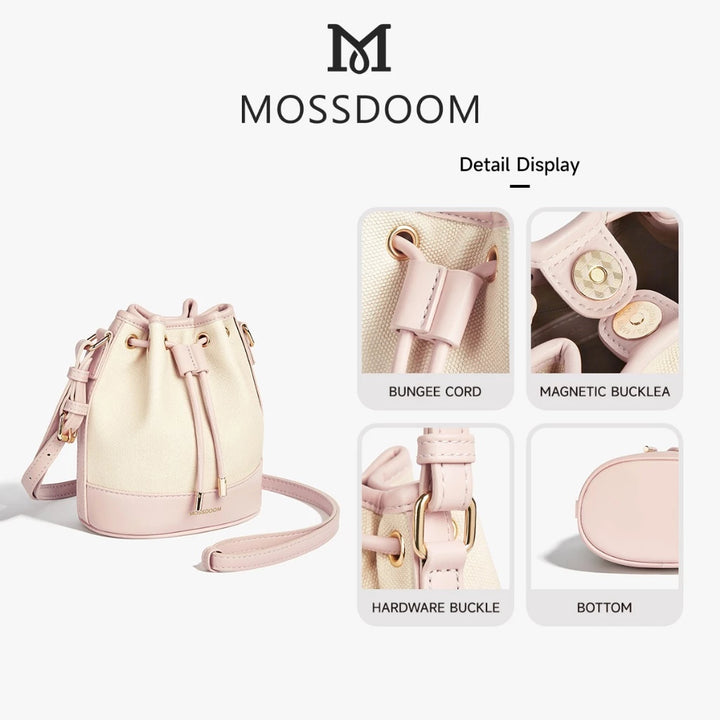 MOSSDOOM Alicia Tote Bag – Cute and Trendy Women's Shoulder Bag / Crossbody Bag